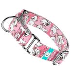 Westie, rózsaszín - Kutya Félfojtó Nyakörv - april & june