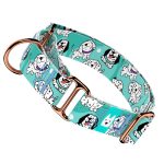 Dalmata, kék - Kutya Félfojtó Nyakörv - april & june