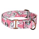 Dalmata, rózsaszín - Kutya Félfojtó Nyakörv - april & june