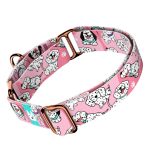 Dalmata, rózsaszín - Kutya Félfojtó Nyakörv - april & june