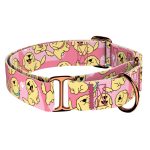 Golden retriever, rózsaszín - Kutya Félfojtó Nyakörv - april & june