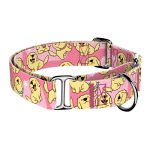 Golden retriever, rózsaszín - Kutya Félfojtó Nyakörv - april & june