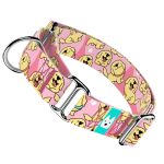 Golden retriever, rózsaszín - Kutya Félfojtó Nyakörv - april & june