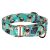 Pug, blue - Martingale Dog collar - april & june