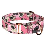 Mopsz, rózsaszín - Kutya Félfojtó Nyakörv - april & june