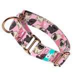 Mopsz, rózsaszín - Kutya Félfojtó Nyakörv - april & june