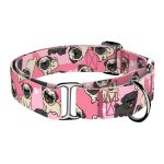 Mopsz, rózsaszín - Kutya Félfojtó Nyakörv - april & june