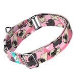 Mopsz, rózsaszín - Kutya Félfojtó Nyakörv - april & june