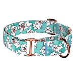 Bolognese, kék - Kutya Félfojtó Nyakörv - april & june