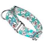 Bolognese, kék - Kutya Félfojtó Nyakörv - april & june