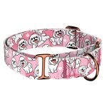 Bolognese, rózsaszín - Kutya Félfojtó Nyakörv - april & june