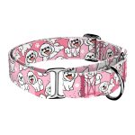 Bolognese, rózsaszín - Kutya Félfojtó Nyakörv - april & june