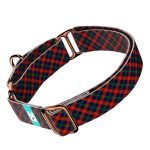 Elegant Christmas Tartan - Martingale Dog collar - april & june