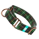 Klasszikus Zöld Kockás - Kutya Félfojtó Nyakörv - april & june