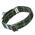Klasszikus Zöld Kockás - Kutya Félfojtó Nyakörv - april & june