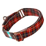 Klasszikus Piros Kockás - Kutya Félfojtó Nyakörv - april & june