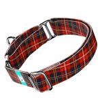 Klasszikus Piros Kockás - Kutya Félfojtó Nyakörv - april & june