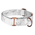 Fehér márvány - Kutya Félfojtó Nyakörv - april & june