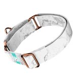 Fehér márvány - Kutya Félfojtó Nyakörv - april & june