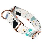 Pasztell terrazzo - Kutya Félfojtó Nyakörv - april & june