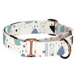 Pasztell terrazzo - Kutya Félfojtó Nyakörv - april & june