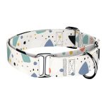 Pasztell terrazzo - Kutya Félfojtó Nyakörv - april & june