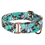 Cardigan Welsh Corgi, kék - Kutya Félfojtó Nyakörv - april & june