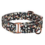 Fekete terrazzo - Kutya Félfojtó Nyakörv - april & june