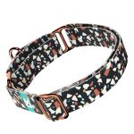 Fekete terrazzo - Kutya Félfojtó Nyakörv - april & june