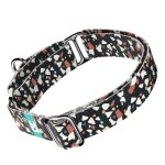 Fekete terrazzo - Kutya Félfojtó Nyakörv - april & june