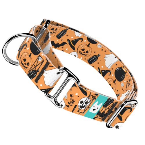 Halloween - Kutya Félfojtó Nyakörv - Martingale  - Trick or treat - april & june