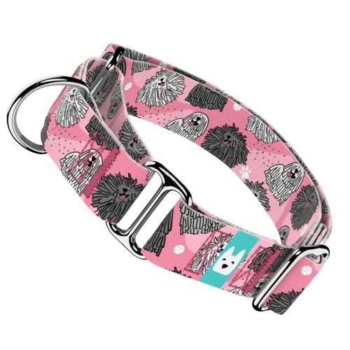 Puli, rózsaszín - Kutya Félfojtó Nyakörv - april & june