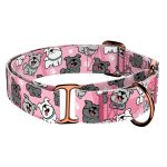 Pumi, rózsaszín - Kutya Félfojtó Nyakörv - april & june