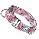 Pumi, rózsaszín - Kutya Félfojtó Nyakörv - april & june