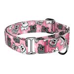 Pumi, rózsaszín - Kutya Félfojtó Nyakörv - april & june