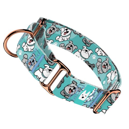 Pumi, kék - Kutya Félfojtó Nyakörv - april & june