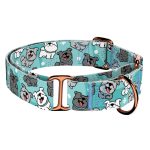 Pumi, kék - Kutya Félfojtó Nyakörv - april & june