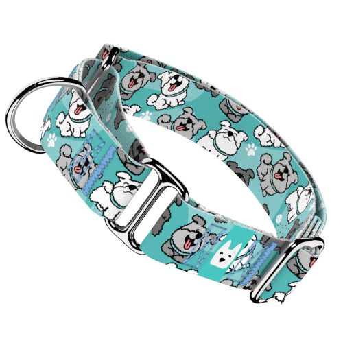 Pumi, kék - Kutya Félfojtó Nyakörv - april & june