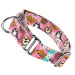 Spániel - Cavalier, rózsaszín - Kutya Félfojtó Nyakörv - april & june