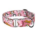 Spániel - Cavalier, rózsaszín - Kutya Félfojtó Nyakörv - april & june