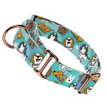 Spániel - Cavalier, kék - Kutya Félfojtó Nyakörv - april & june