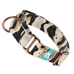 Bézs és fekete - Kutya Félfojtó Nyakörv - april & june