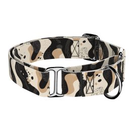 Bézs és fekete - Kutya Félfojtó Nyakörv - april & june