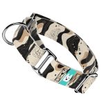 Bézs és fekete - Kutya Félfojtó Nyakörv - april & june