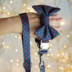 Elegáns Karácsony - Kutya csokornyakkendő - Elegant Christmas Tartan - april & june