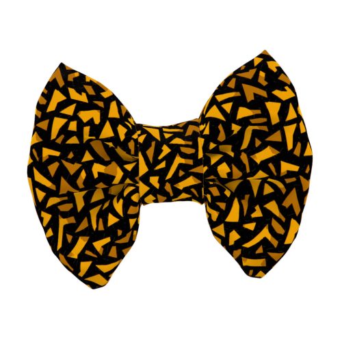 Sárga és fekete - Kutya csokornyakkendő - april & june