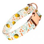 Méhecske mintás - Kutya Nyakörv - april & june