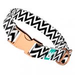 Fekete-fehér cikcakk - Kutya Nyakörv - april & june