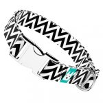 Fekete-fehér cikcakk - Kutya Nyakörv - april & june