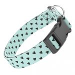 Szivecskés, kék - Kutya Nyakörv - april & june